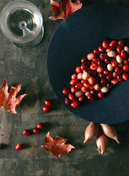 Sour Cherry Cranberry Sauce