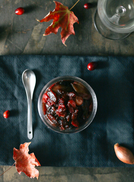 Sour Cherry Cranberry Sauce