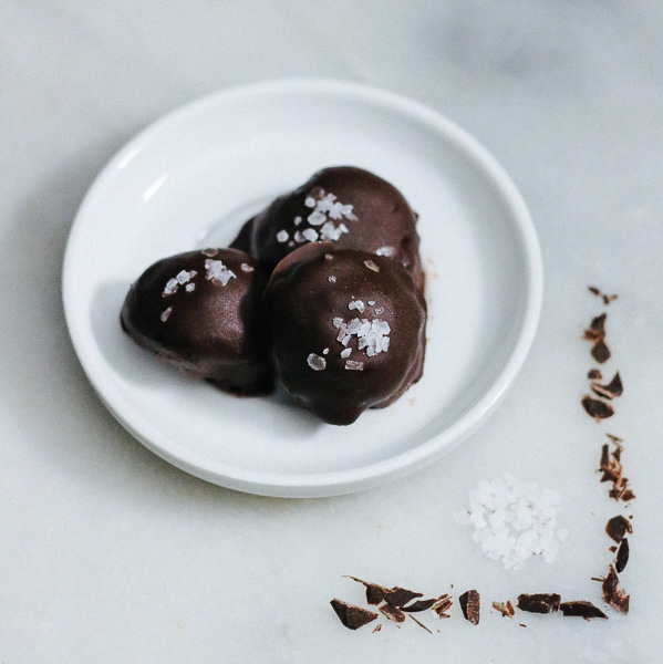 Paleo-ish Salted Caramel Truffes