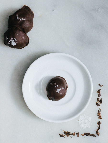 Paleo-ish Salted Caramel Truffes