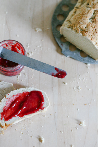 This wonderfully delicious every-day Paleo-ish Sandwich Bread is easier to make and less labour-intensive than regular bread! It's also gluten-, egg-, and dairy-free!