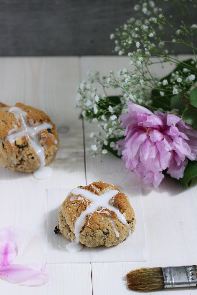 The best Hot Cross Bun recipe ever! Actually. And they're gluten-, egg-, dairy-free to boot! All the flavour of this Easter classic but allergen-free for the whole family!