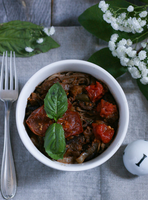 Healthy and deliciously rich and earthy (and complete with a secret ingredient), this is seriously THE BEST Pasta Puttanesca you'll ever taste!