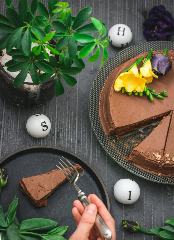 Paleo-ish Mardi Gras Torte