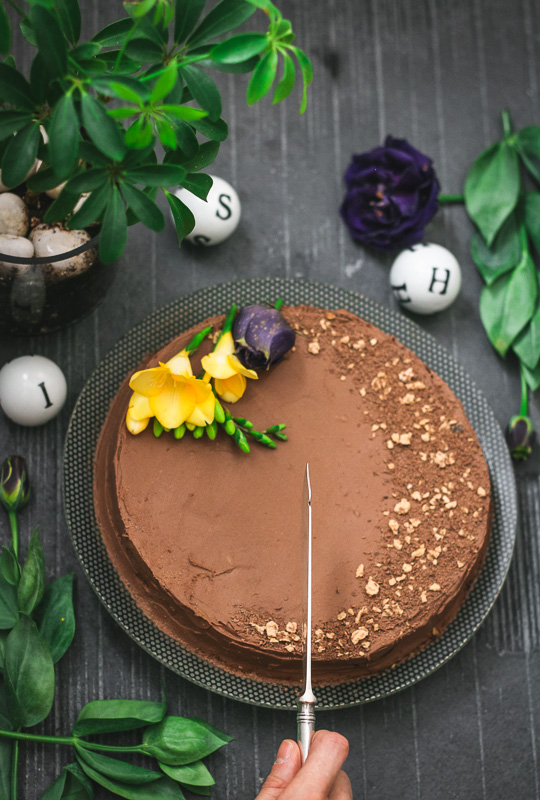 Paleo-ish Mardi Gras Torte