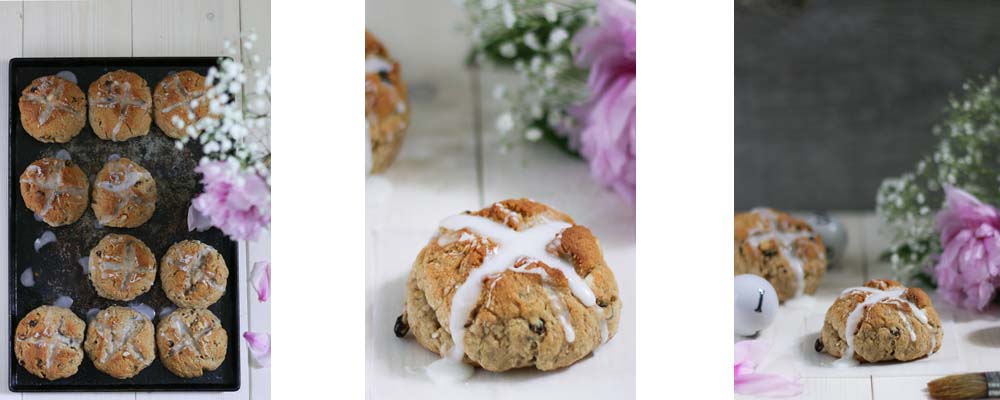 The best Hot Cross Bun recipe ever! Actually. And they're gluten-, egg-, dairy-free to boot! All the flavour of this Easter classic but allergen-free for the whole family!